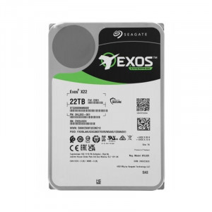 22TB Seagate Exos X22 (ST22000NM000C-FR) {SATA 6Gb/s, 7200 rpm, 512mb buffer, 3.5"} RECERTIFIED
