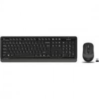 A-4Tech Клавиатура + мышь A4 Fstyler FG1010 GREY клав:черный/серый мышь:черный/серый USB беспроводная [1147570]
