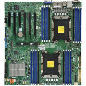 Серверная материнская плата SuperMicro X11DPi N Motherboard Dual Socket P (LGA 3647) supported, CPU TDP support 205W, 2 UPI up to 10.4 GT/s Bulk.