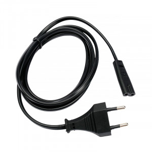 Cablexpert  Кабель питания CEE 7/16-C7, 2х0.5мм2, 2.5А, 1.5м, черный, пакет (PC-184/2-1.5M)