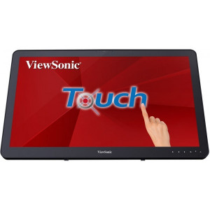 LCD ViewSonic 23.6" TD2430 черный TOUCH {VA 10-points touch 1920x1080 10ms 200cd 3000:1(DCR 50M:1) D-Sub HDMI DisplayPort USB3.0x2 Audio speakers} [VS16495]