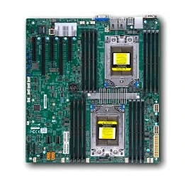 Серверная материнская плата SuperMicro MBD-H11DSi-O, Dual AMD EPYC 7000-Series Processors, 16 DIMM sockets, 10 SATA3, 1 M.2, 2 SATA DOM, Dual Gigabit Ethernet LAN Ports