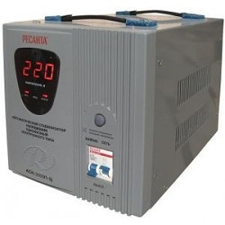 Ресанта АСН-3 000/1-Ц 63/6/5 Стабилизатор {220В±8%, Габариты 340х220х230, Вес 9 кг}