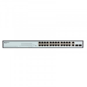 ORIGO OS1326P/280W/A2A Настраиваемый L2 PoE-коммутатор 24x100Base-TX PoE+, 2xCombo 1000Base-T/SFP, PoE-бюджет 280 Вт ORIGO OS1326P/280W/A2A Настраиваемый L2 PoE-коммутатор 24x100Base-TX PoE+, 2xCombo 1000Base-T/SFP, PoE-бюджет 280 Вт