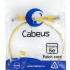 Cabeus PC-UTP-RJ45-Cat.5e-0.5m-YL Патч-корд U/UTP, категория 5е, 2xRJ45/8p8c, неэкранированный, желтый, PVC, 0.5м