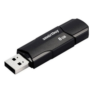 Smartbuy USB Drive 8GB CLUE Black (SB8GBCLU-K3) 
