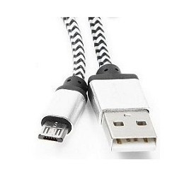 Gembird Кабель USB 2.0 Cablexpert CC-mUSB2sr1m, AM/microBM 5P, 1м, нейлоновая оплетка, алюминиевые разъемы, серебристый, пакет