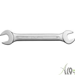 KRAFTOOL "EXPERT" Ключ гаечный рожковый, Cr-V сталь, хромированный, 19х22 мм [27033-19-22]