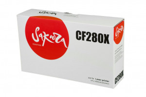 CF280X Картридж Sakura для HP LJ 400M/401DN, M425, черный, 6900 к.
