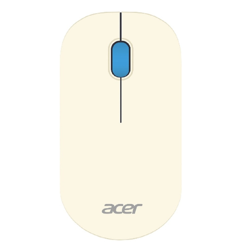 Мышь компьютерная ACER OMR205/1200dpi/беспроводная/USB/белый/голубой