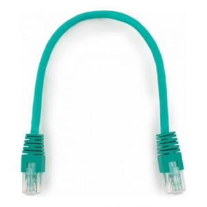 Патч-корд UTP Cablexpert PP6U-0.25M/G кат.6, 0.25м, литой, многожильный (зелёный)