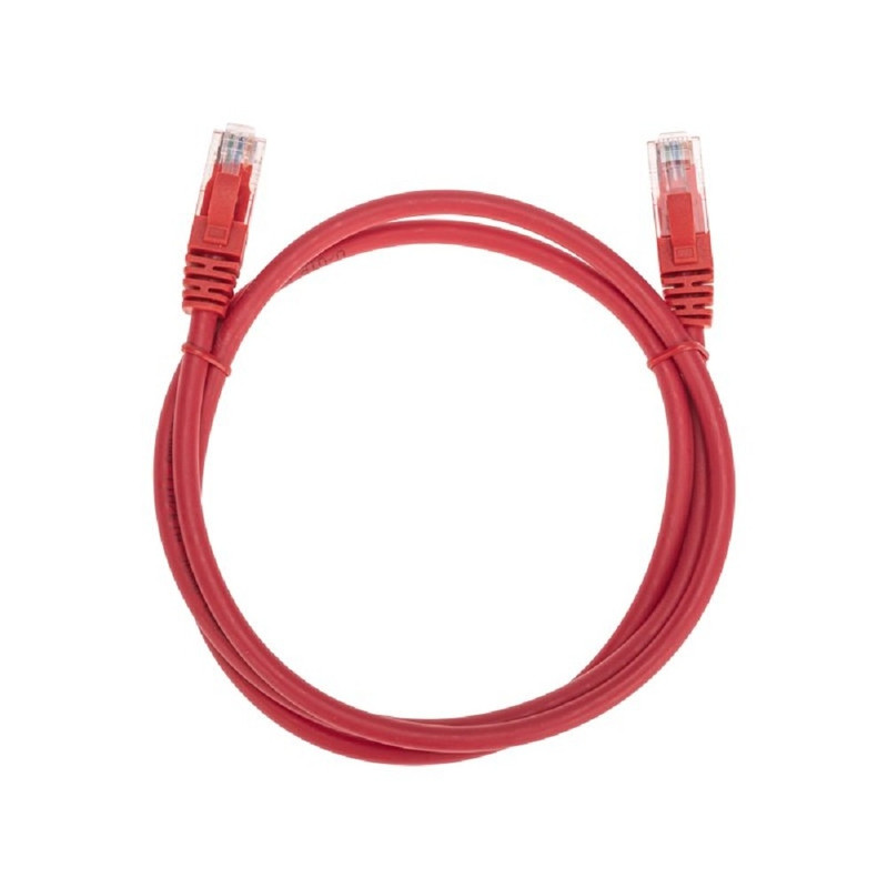 Rexant (02-0293-1) Патч-корд U/UTP, CAT 6, RJ45-RJ45, 26AWG, LSZH, красный, 1м