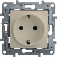 Legrand 672321 Розетка 2К+З - немецкий стандарт - 16 А - 250 В~ - Etika - слоновая кость