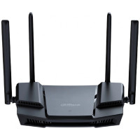 DAHUA DH-AX18 Беспроводной роутер 1x10/100/1000Мбит/с WAN; 3x10/100/1000Мбит/с LAN; 2.4ГГц: 802.11 b/g/n/ax 574Мбит/с; 5 ГГц: 802.11 a/n/a/ac/ax 1201Мбит/с