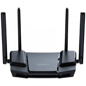 DAHUA DH-AX18 Беспроводной роутер 1x10/100/1000Мбит/с WAN; 3x10/100/1000Мбит/с LAN; 2.4ГГц: 802.11 b/g/n/ax 574Мбит/с; 5 ГГц: 802.11 a/n/a/ac/ax 1201Мбит/с