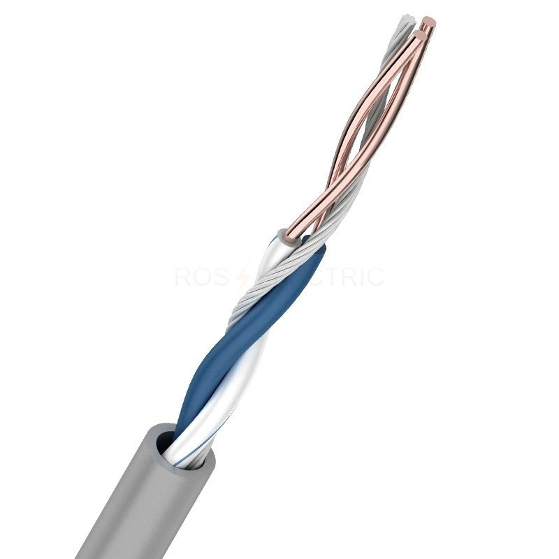 REXANT (01-0002) Кабель UTP CAT5e 1 пара (305м) 0.51 мм