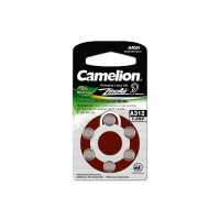 Camelion  ZA312 BL-6 Mercury Free (A312-BP6(0%Hg), батарейка для слуховых аппаратов, 1.4 V,170mAh)