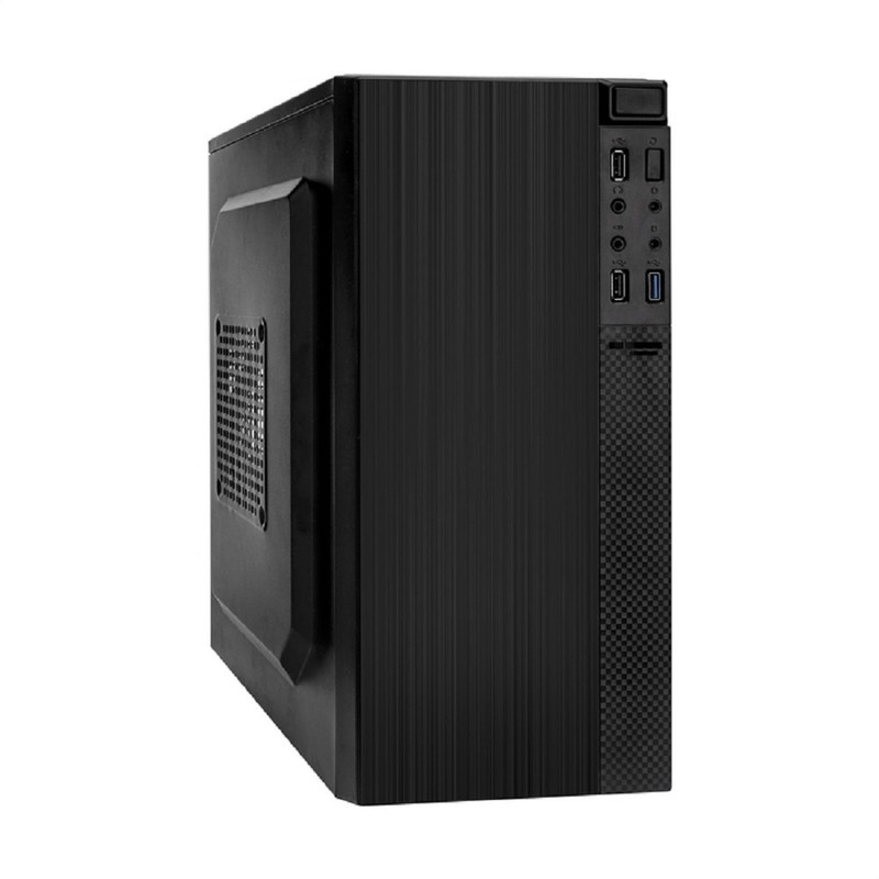 Exegate EX299148RUS Корпус Minitower ExeGate BAA-104U-UNS450 (mATX, БП UNS450 с вент. 12см, 2*USB+1*USB3.0, аудио, черный)