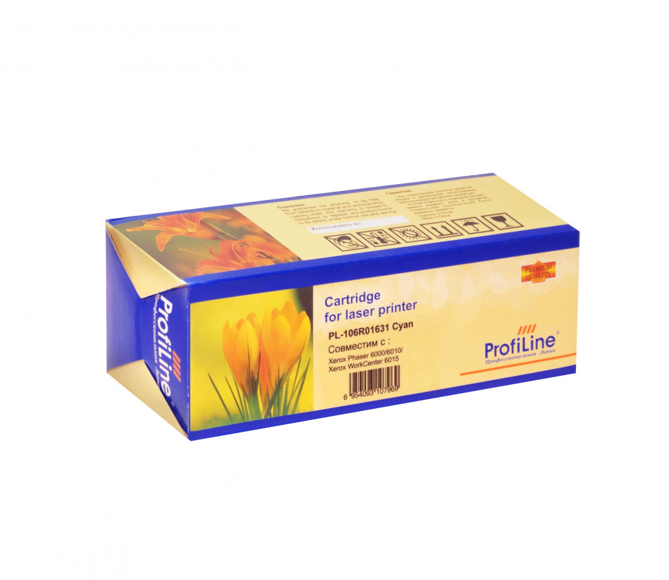 106R01631 Картридж для Rank Xerox Phaser 6000/6010/Xerox WorkCenter 6015 2000 копий Cyan ProfiLine