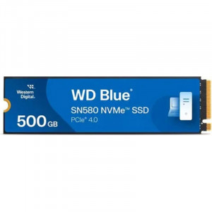 WD SSD Blue SN580 NVMe, 500GB, M.2(22x80mm), NVMe, PCIe 3.0 x4, 3D TLC, WDS500G3B0E WD SSD Blue SN580 NVMe, 500GB, M.2(22x80mm), NVMe, PCIe 3.0 x4, 3D TLC, WDS500G3B0E