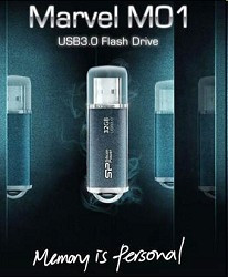 Silicon Power USB Drive 32Gb Marvel M01 SP032GBUF3M01V1B {USB3.0}