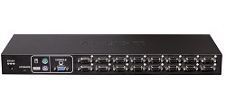 D-Link KVM-450 16-портовый переключатель KVM с портами PS2/USB 