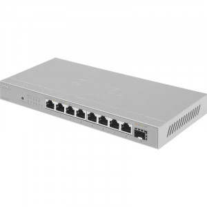 Коммутатор/ Мультигигабитный коммутатор Zyxel XMG-108, 8xRJ-45: 1/2.5G, 1xSFP+, настольный, бесшумный Коммутатор/ Мультигигабитный коммутатор Zyxel XMG-108, 8xRJ-45: 1/2.5G, 1xSFP+, настольный, бесшумный