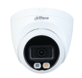 DAHUA DH-IPC-HDW2449TP-S-IL-0280B Уличная турельная IP-видеокамера Full-color с ИИ 4Мп, 1/2.9” CMOS, объектив 2.8мм, видеоаналитика, ИК до 30м, LED до 30м, IP67, корпус: металл, пластик