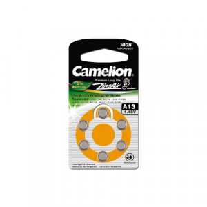 Camelion  ZA13 BL-6 Mercury Free (A13-BP6(0%Hg), батарейка для слуховых аппаратов, 1.4 V,280mAh)