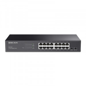 Mercusys MS116GS Коммутатор с 16 гигабитными портами для размещения на столе или в стойке Mercusys MS116GS Коммутатор с 16 гигабитными портами для размещения на столе или в стойке