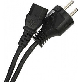 Telecom TE021-CU1.0-1.8M Кабель компьютер - розетка 220V EU (прямой) <VDE>3GX1,0мм2, 1,8m, медь, Telecom <TE021-CU1.0-1.8> [06926123463796]