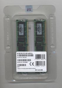348106-B21 Модуль памяти HP 8GB (Kit) (2x4GB) 400MHz, PC2-3200, DDR2 2x4GB Memory 