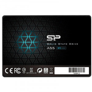 Твердотельный диск 128GB Silicon Power A55, 2.5", SATA III [R/W - 560/530 MB/s] TLC
