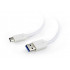 Cablexpert Кабель USB3.0 AM/USB Type-C, 1м, белый, пакет (CCP-USB3-AMCM-1M-W)