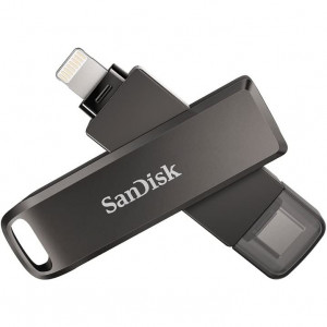 SanDisk USB Drive 128GB iXpand Luxe Type-C/Lightning