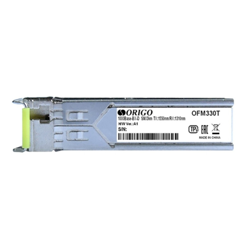 ORIGO OFM330T/3KM/A1A WDM SFP-трансивер, 1000Base-BX-D (Simplex SC), TX: 1550нм, RX: 1310нм, одномод, до 3км