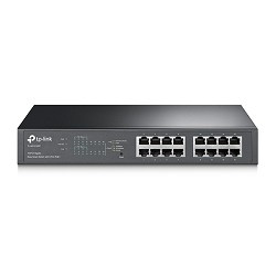 TP-Link TL-SG1016PE Easy Smart гигабитный 16-портовый коммутатор с 8 портами PoE+ , 16 портов 10/100/1000 Мбит/с (RJ45) SMB