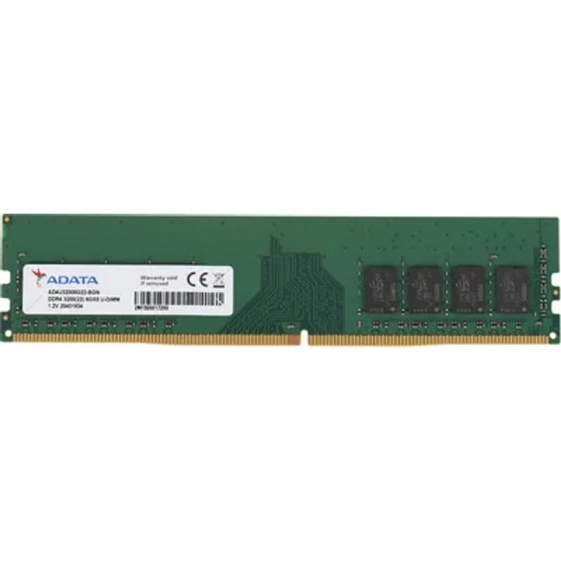 Память DDR4 8Gb 3200MHz A-Data AD4U32008G22-BGN OEM PC4-25600 CL22 DIMM 288-pin 1.2В single rank