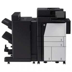 HP LaserJet Flow M830z(Pr/Scan/Copier/Fax, A3, 28(56)ppm, 1.5GB, 320GB, 5лотков(1500+2000(только А4)+500*2+100л), Stand, ДАПД 200стр( 85(70)ppm, обнаружение захвата нескольких страниц), Двухст  CF367A