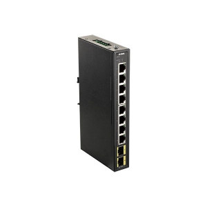 D-Link DIS-100G-10S/A2A Промышленный неуправляемый коммутатор с 8 портами 10/100/1000Base-T и 2 портами 1000Base-X SFP