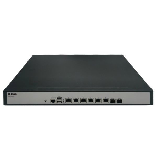 D-Link DSA-2108S/A1A Сервисный маршрутизатор с 6 настраиваемыми портами 10/100/1000Base-T и 2 портами 1000Base-X SFP