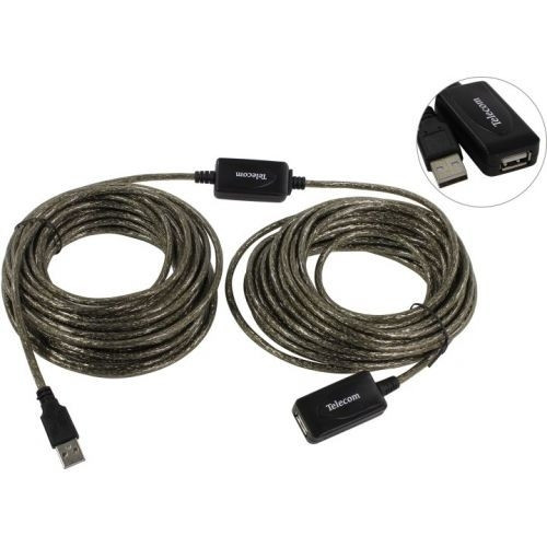 Telecom Кабель USB2.0-repeater, удлинительный активный <Am-->Af> 15м <TUS7049-15M>