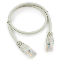 Cablexpert Патч-корд медный UTP PP10-0.5M кат.5, 0.5м, литой, многожильный (серый) Cablexpert Патч-корд медный UTP PP10-0.5M кат.5, 0.5м, литой, многожильный (серый)