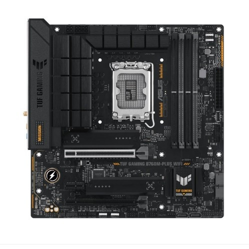 Материнская плата ASUS TUF GAMING B760M-PLUS WIFI, LGA 1700, Intel B760, mATX, Ret