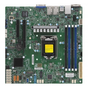 SuperMicro MBD-X11SCZ-F-B OEM {Soc-1151 iC246 uATX 4xDDR4 6xSATA3 SATA RAID i210AT 8xGgbEth} 