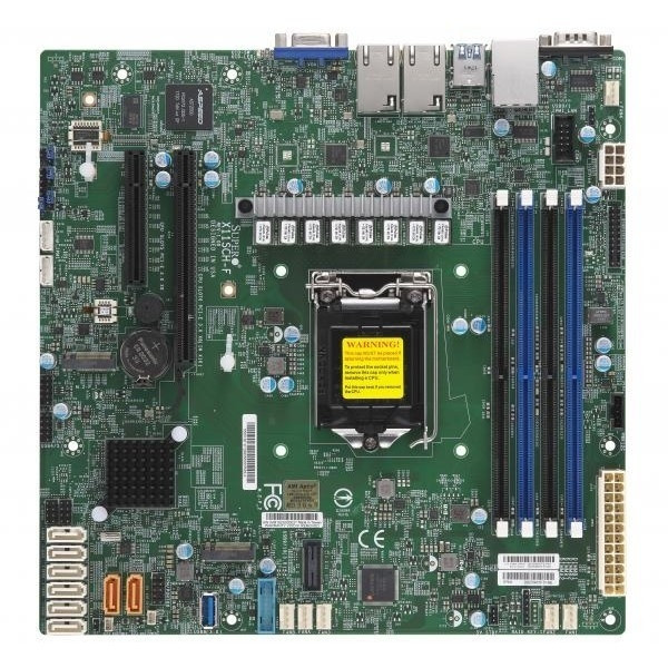 SuperMicro MBD-X11SCZ-F-B OEM {Soc-1151 iC246 uATX 4xDDR4 6xSATA3 SATA RAID i210AT 8xGgbEth} 