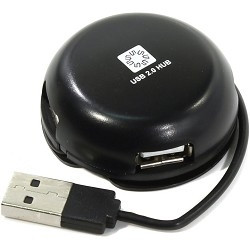 5bites Концентратор 5bites HB24-200BK 4*USB2.0 / USB PLUG / BLACK