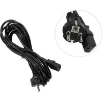 Exegate EP280655RUS Кабель питания ExeGate Power PC-5P (Евровилка Schuko->С13) VDE-250V-3*1.0mm2, медь, черный, 5м.