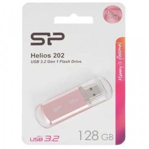 Флеш накопитель 128Gb Silicon Power Helios 202, USB 3.2, Розовое Золото