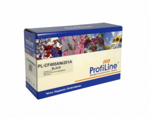 CF400A (HP 201A) Картридж ProfiLine для HP Color LaserJet Pro M252/MFP277 (1500 копий) Black